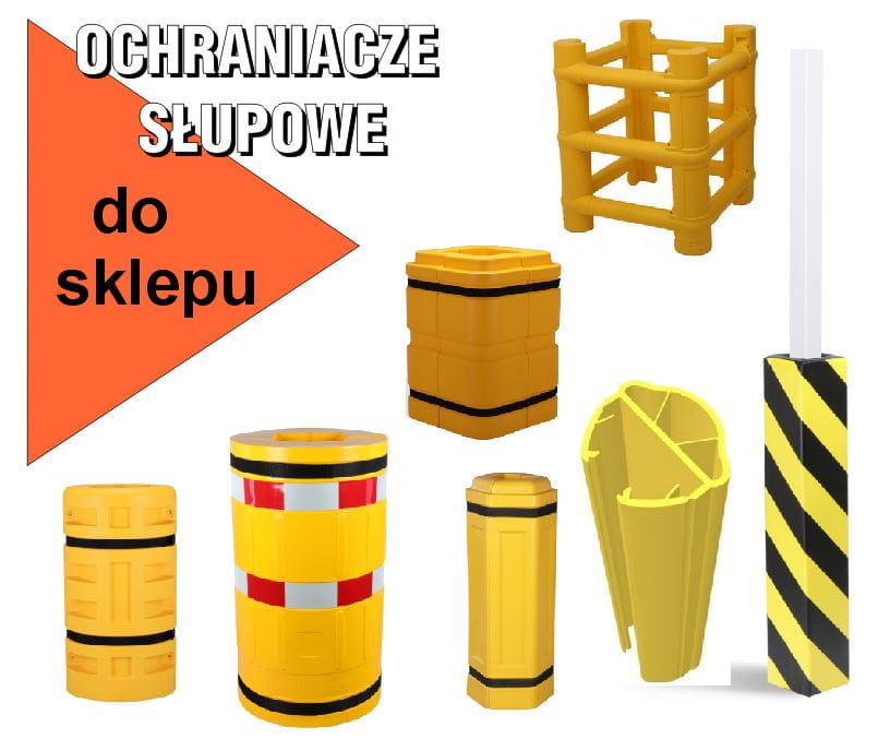 bariery odbojowe słupowe